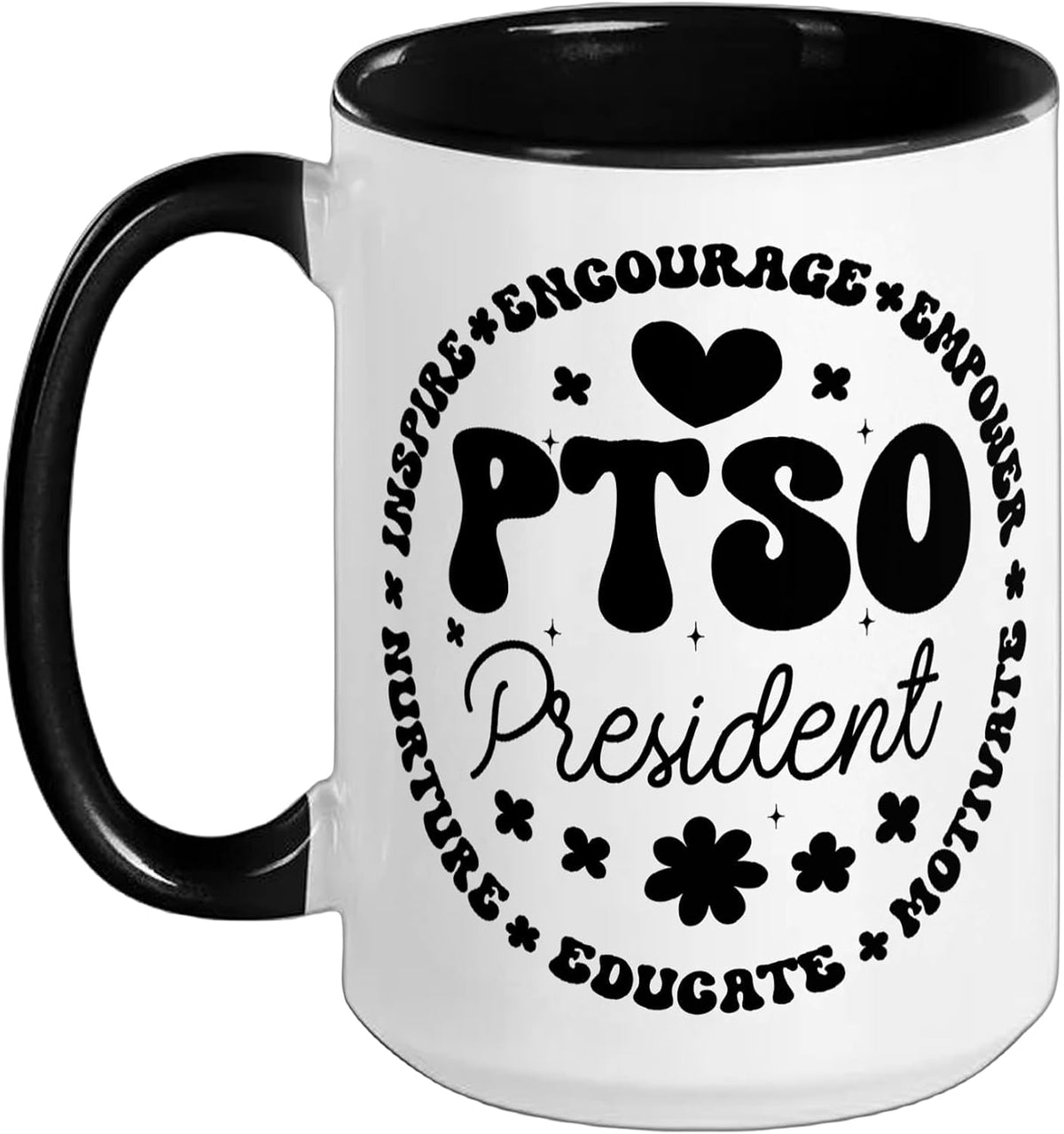 Groovy Ptso President Appreciation Week Back To School Ceramic Mug