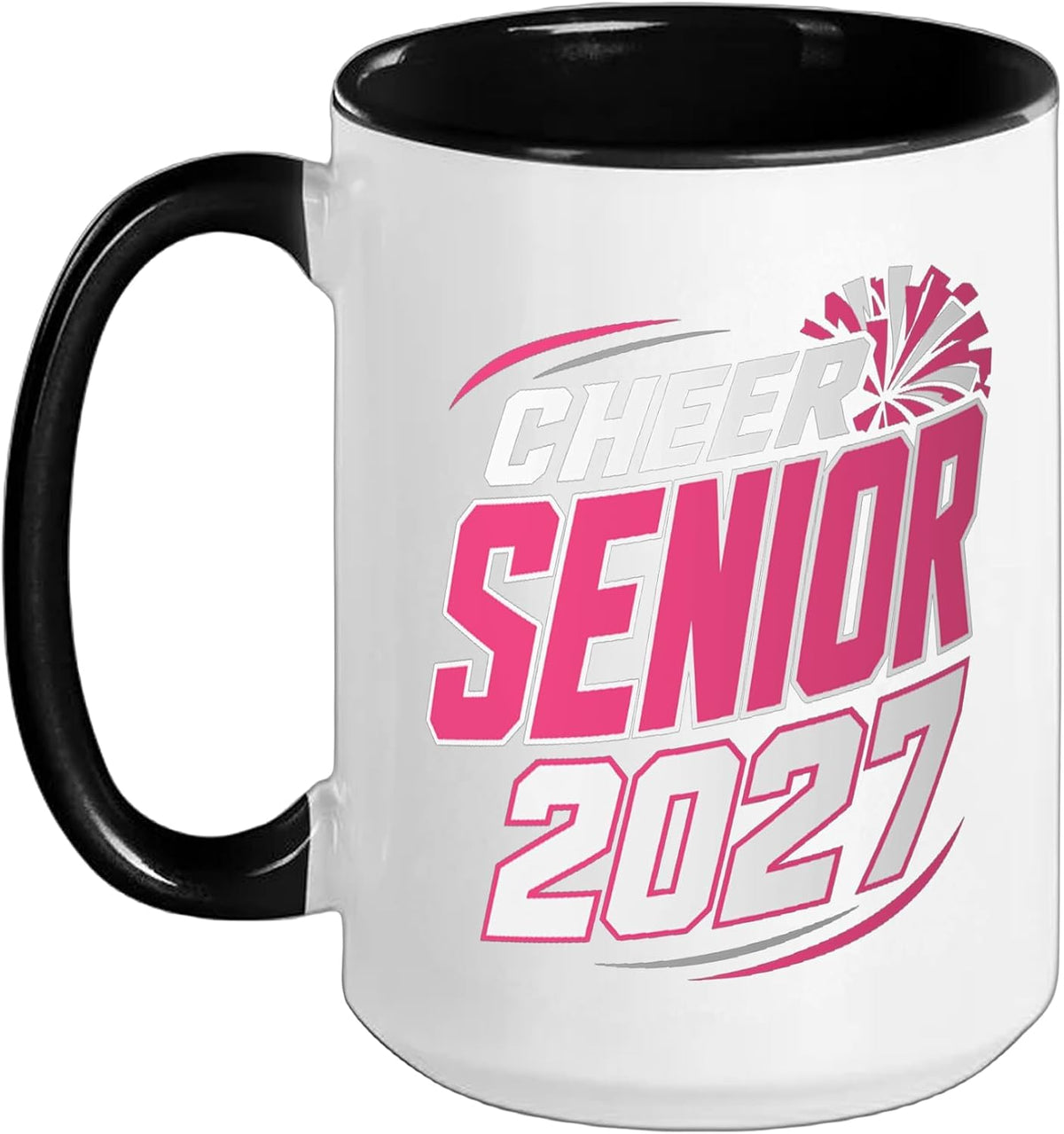Cheer Senior Night Class Of 2027 Cheerleader Ceramic Mug