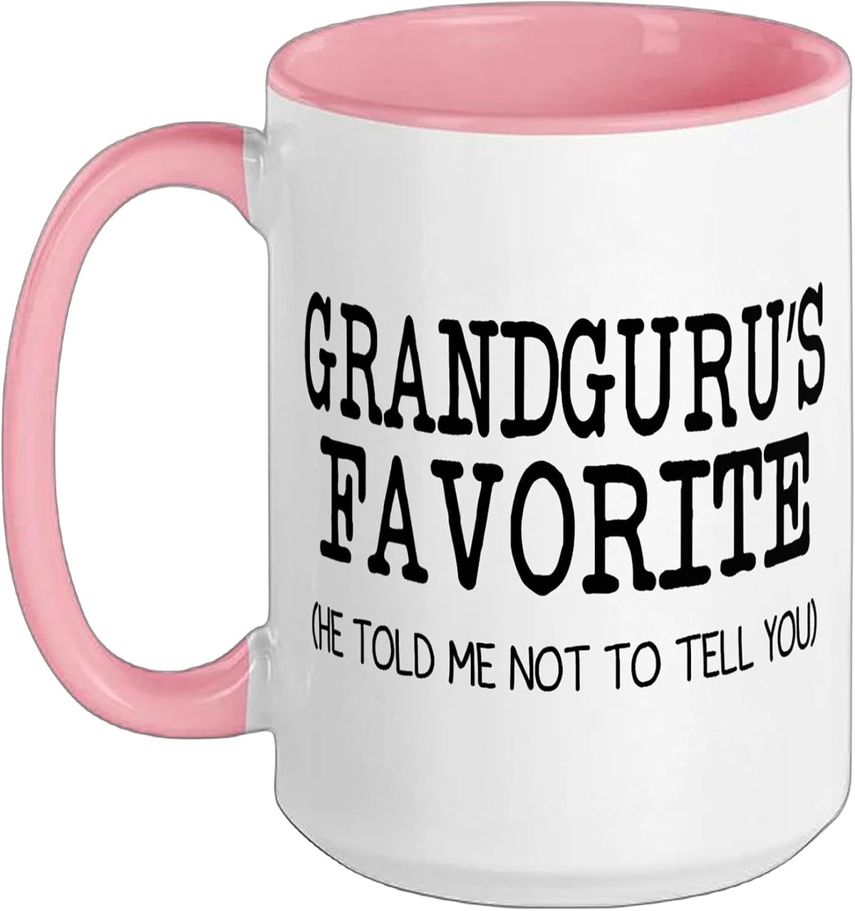Grandguru’S Favorite Funny Family Grandson Granddaughter Ceramic Mug