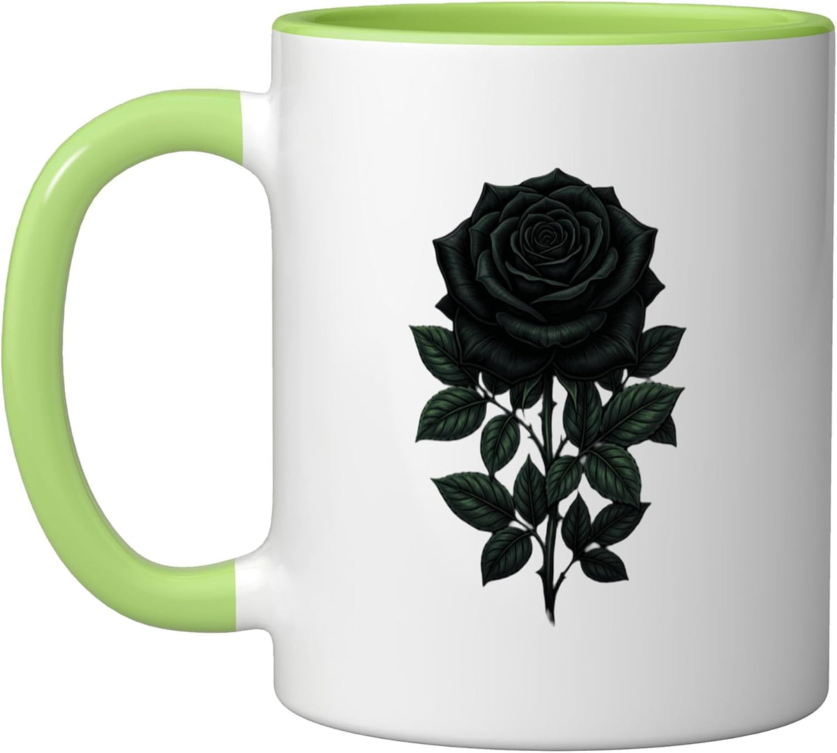 Black Rose Flower Botanist Garden Gardening Flower Rose Ceramic Mug