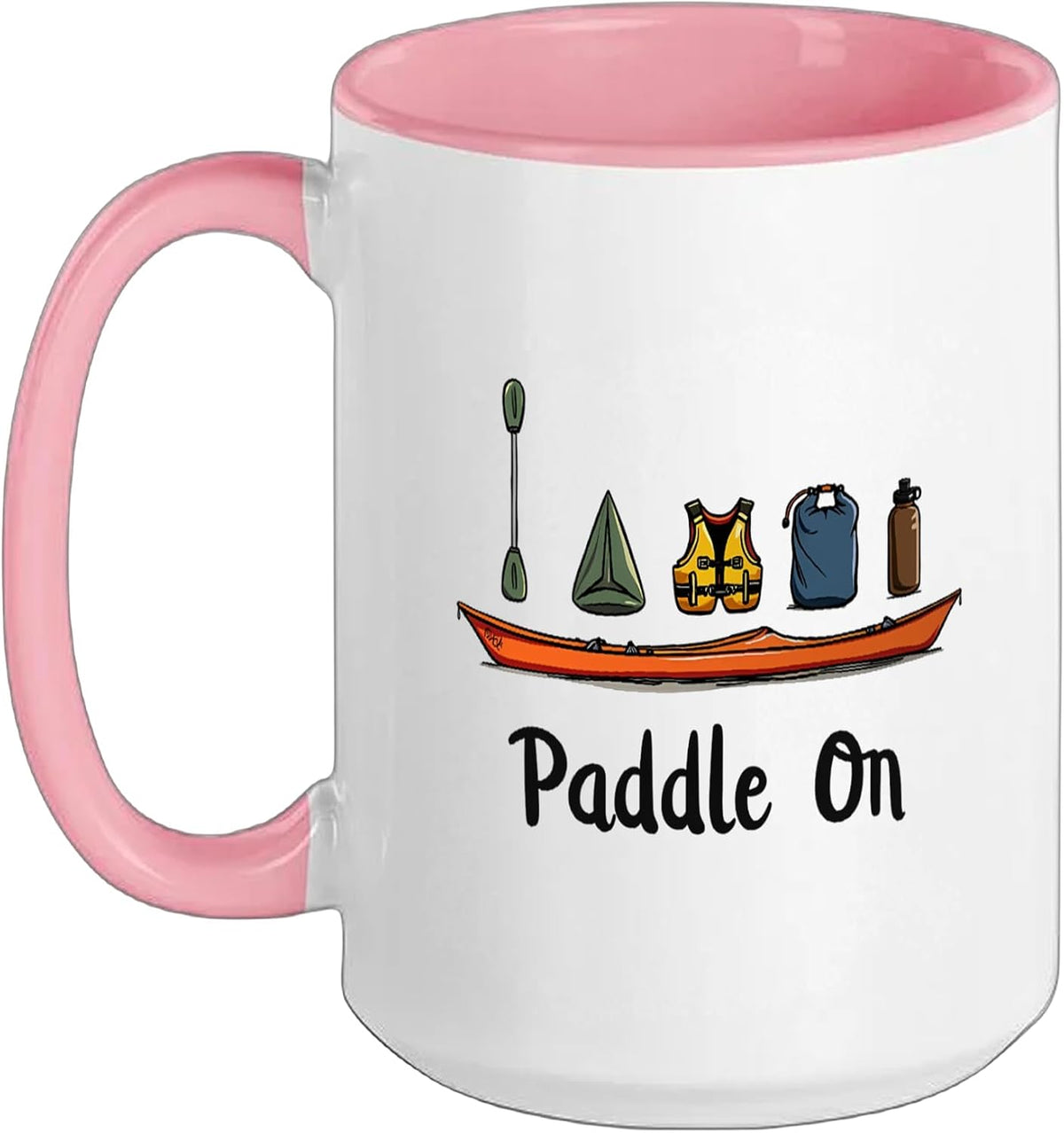 Paddle On Kayak Adventure Gear Ceramic Mug