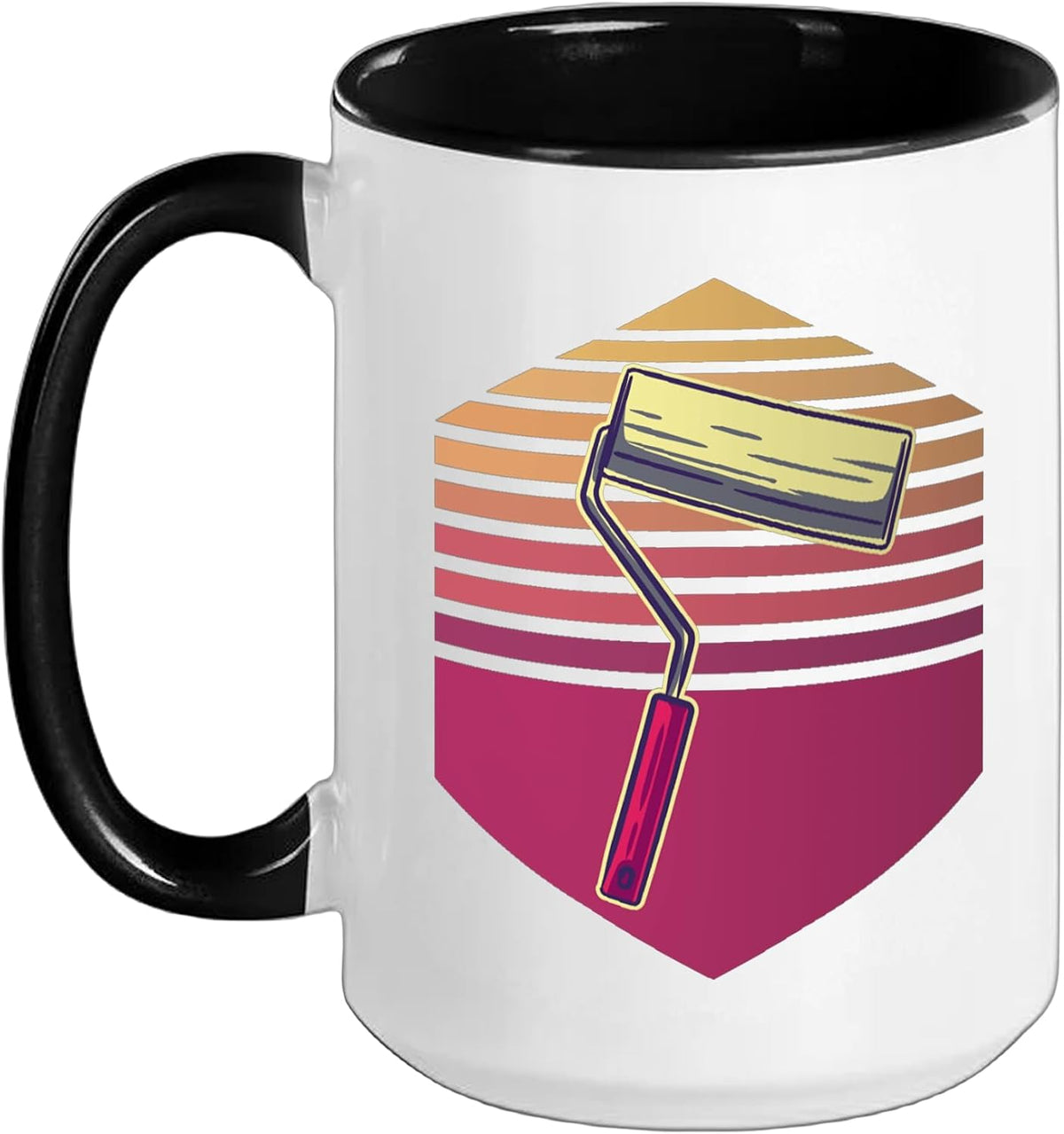Paint Roller Vintage Painter Ceramic Mug