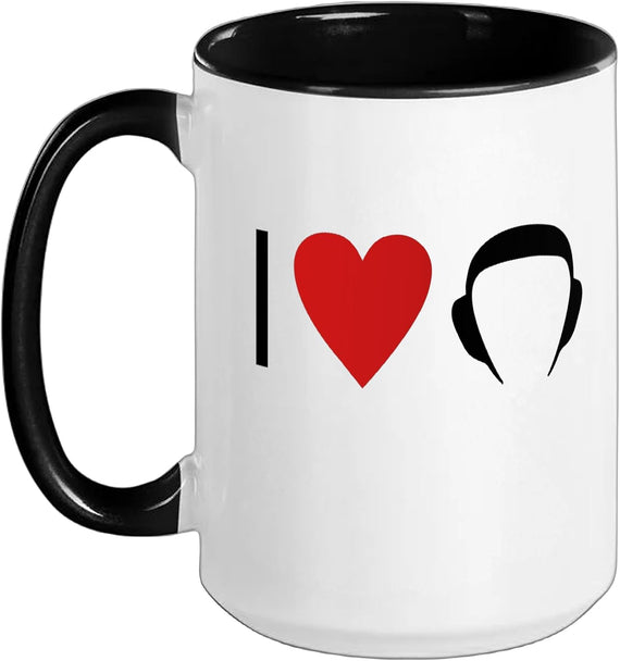 I Love Water Polo Heart Cap Icon Waterpolo Fan Ceramic Mug