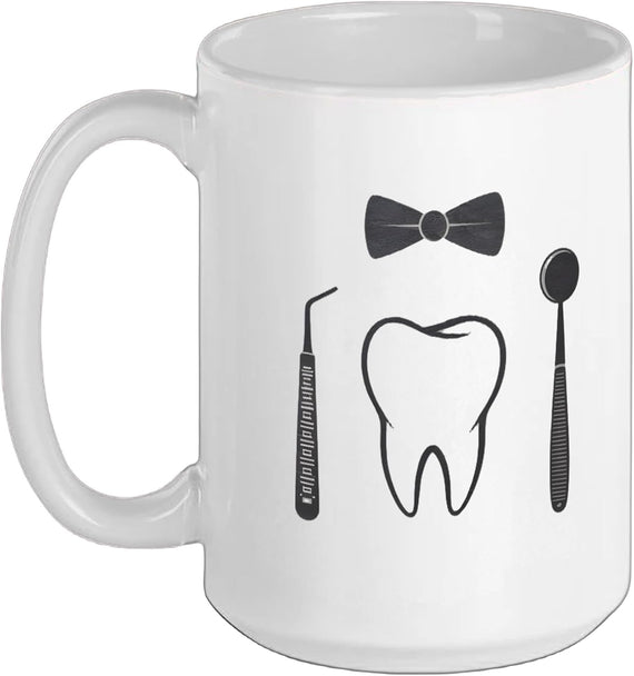 Dentist Coquette Bow Dental Ceramic Mug