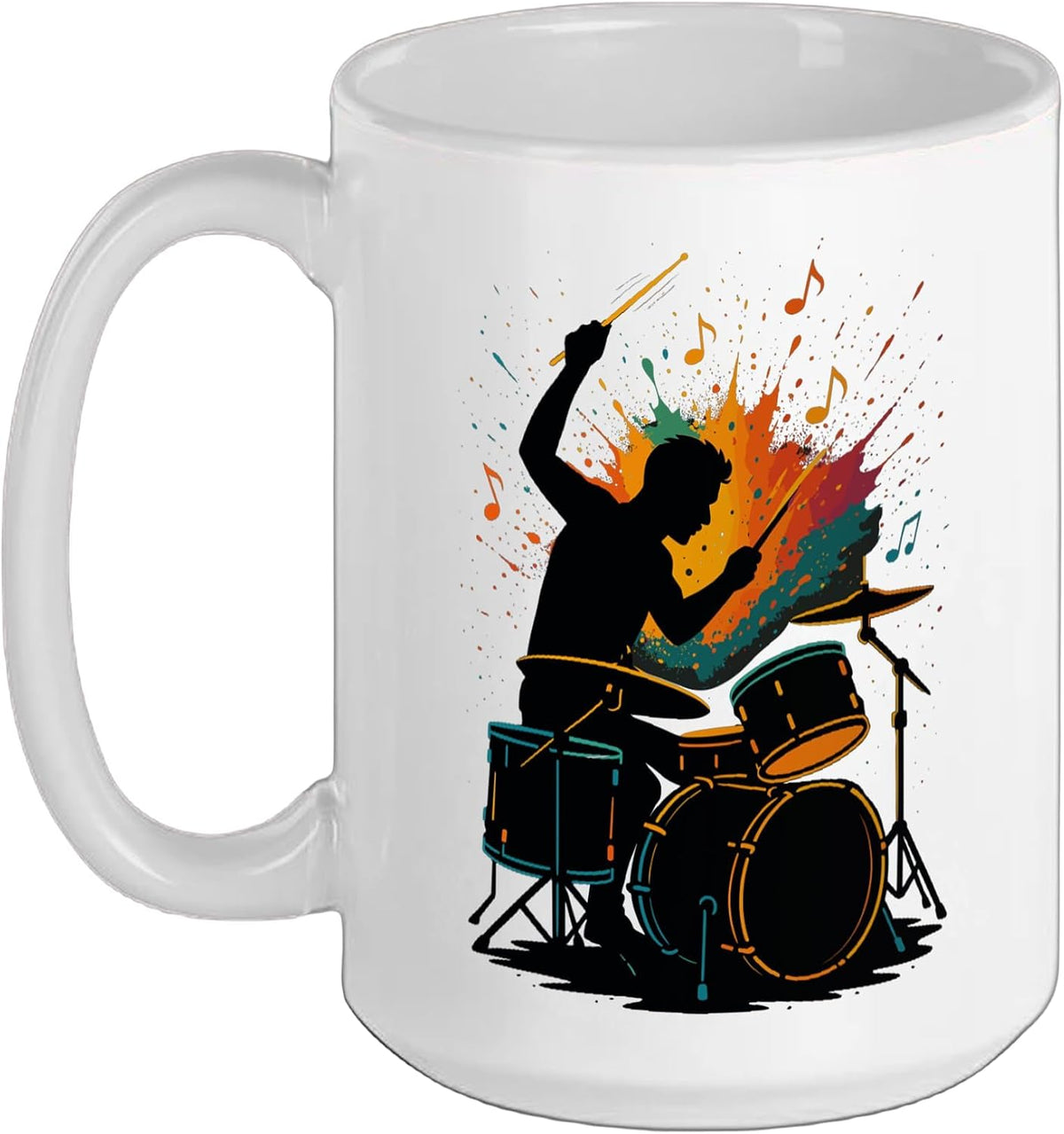 Colorful Drums Ceramic Mug