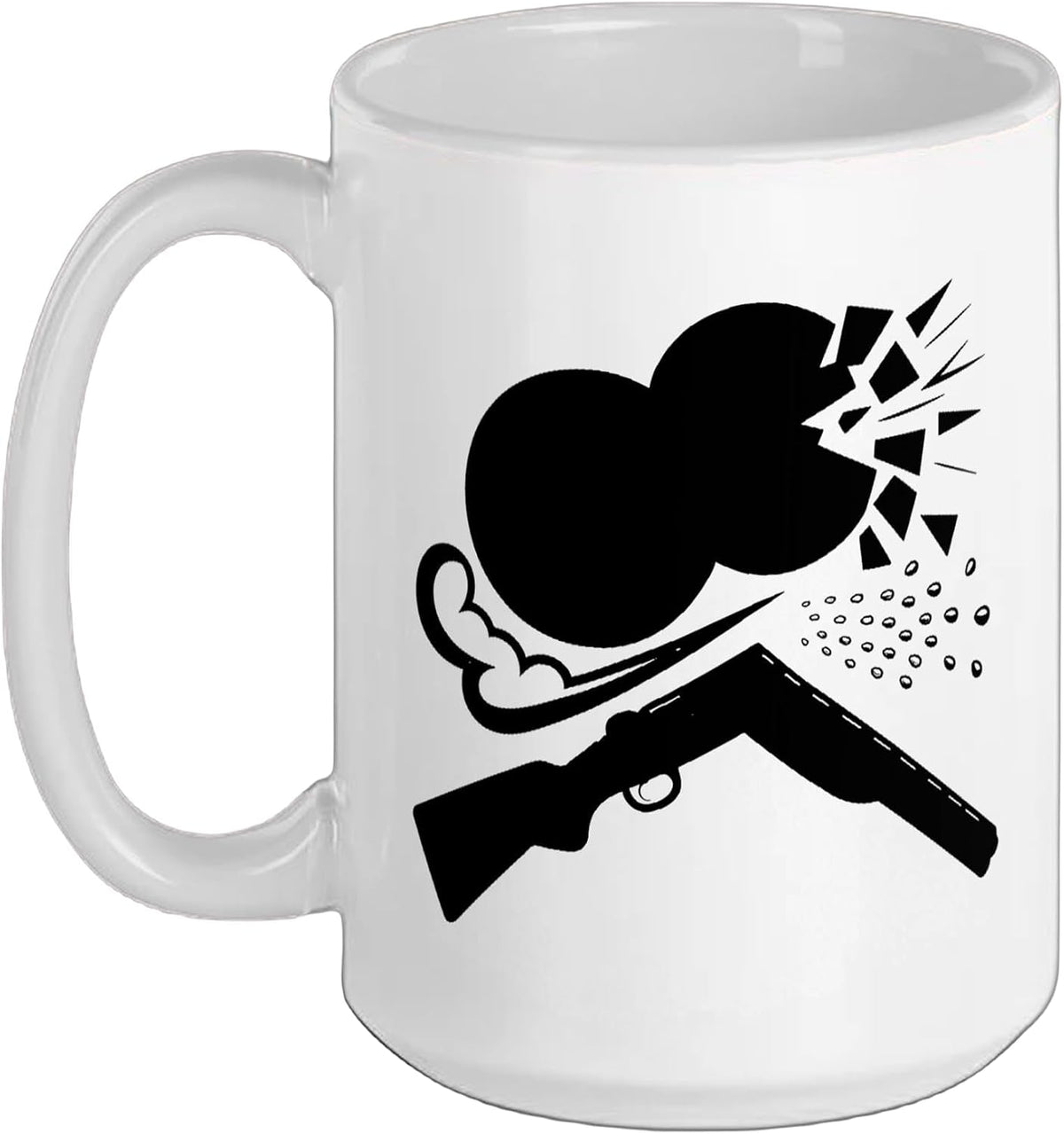 Patriotic American Sporting Clays Shooter Proud Usa Flag Ceramic Mug