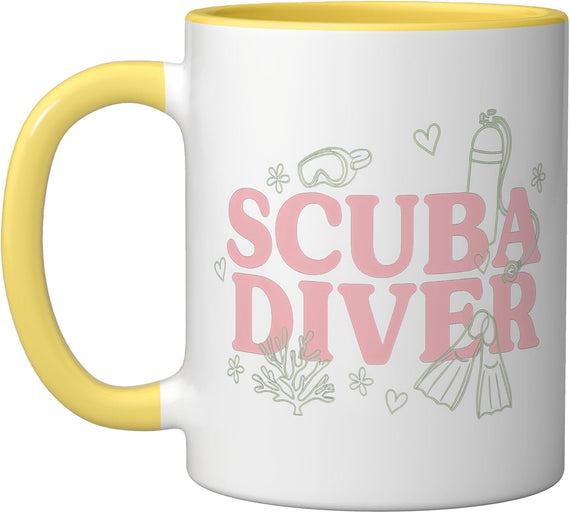 Scuba Diving Diver Skin Underwater Dive Ceramic Mug