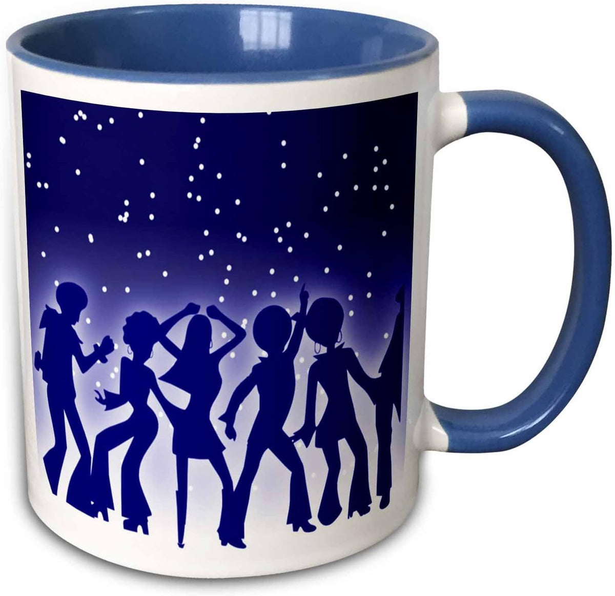 Retro Disco Dancing Ceramic Mug