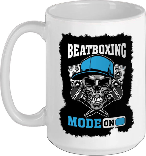 Beatboxing Mode On Beatboxer Music Ceramic Mug