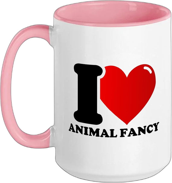 I Love Animal Fancy Ceramic Mug