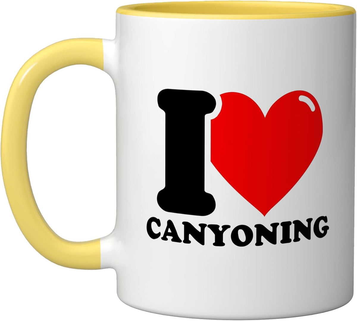 I Love Canyoning Ceramic Mug