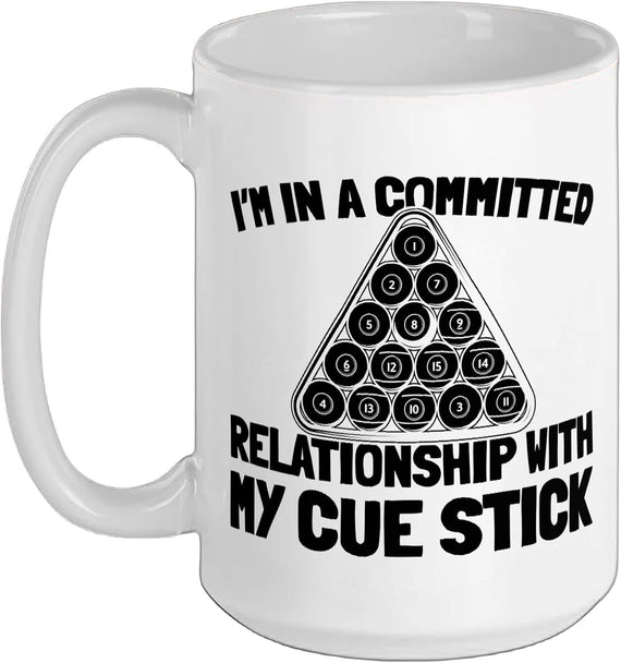 Pool Cue - Billiard Ceramic Mug