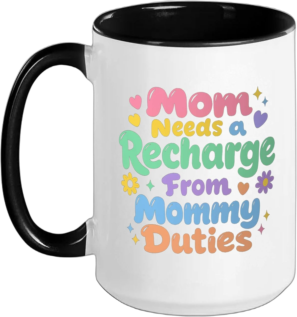 Mom Needs A Recharge From Mommy Duties - Best Mom Mama Ceramic Mug