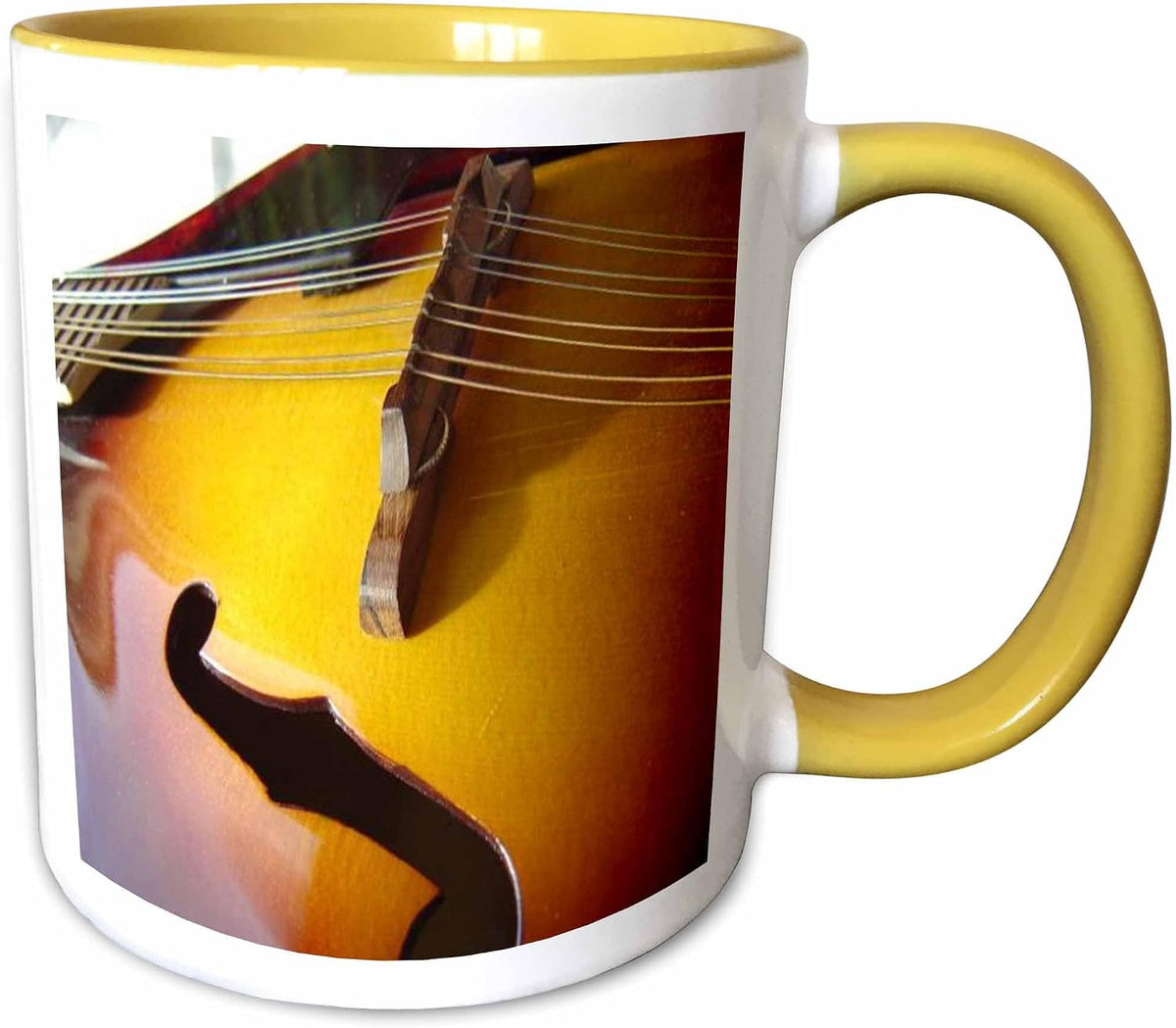 Florene Music - Mandolin Bridge Closeup Ceramic Mug