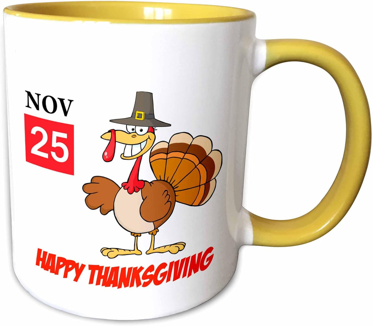 Thanksgiving Calendar Ceramic Mug