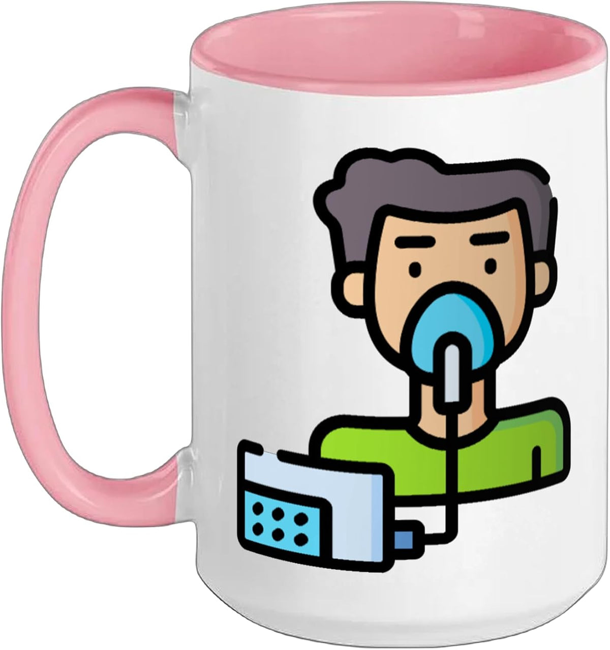 Nebulizer Respiratory Therapist Therapy Ceramic Mug