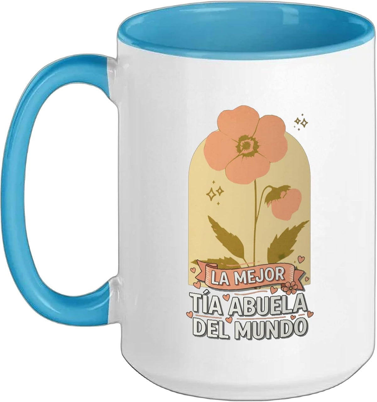 La Mejor TíA Abuela Floral Arch Spanish Great Aunt Ceramic Mug