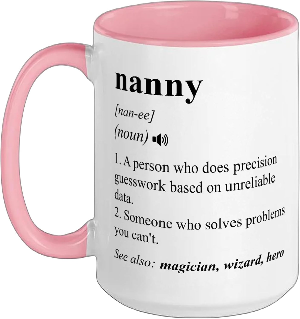 Nanny Dictionary Definition Funny Mug