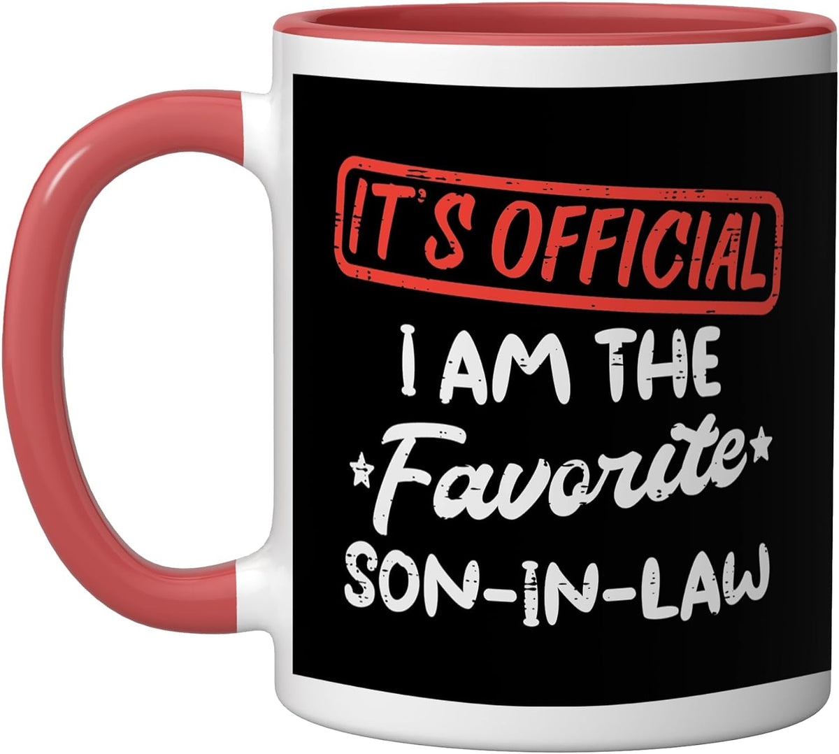 Official Favorite Son In Law Marriage Engagement Family Ceramic Mug