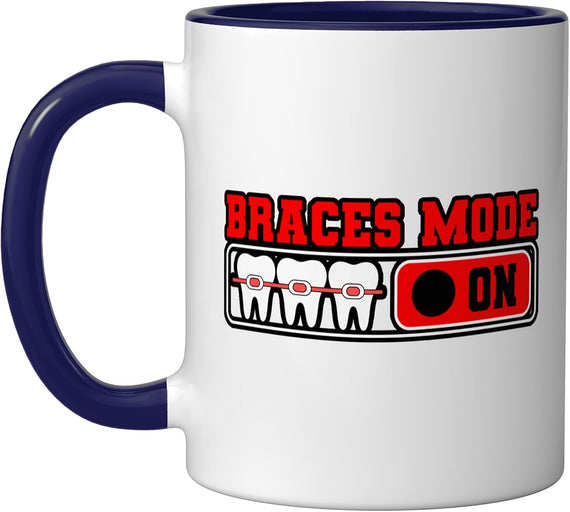 Orthodontist Dental Braces Mode On Ceramic Mug