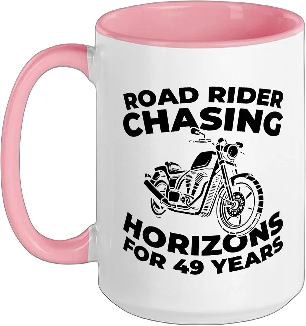 49 Years Old Biker Motorcyclist - Motorcycle 49th Birthday Ceramic Mug