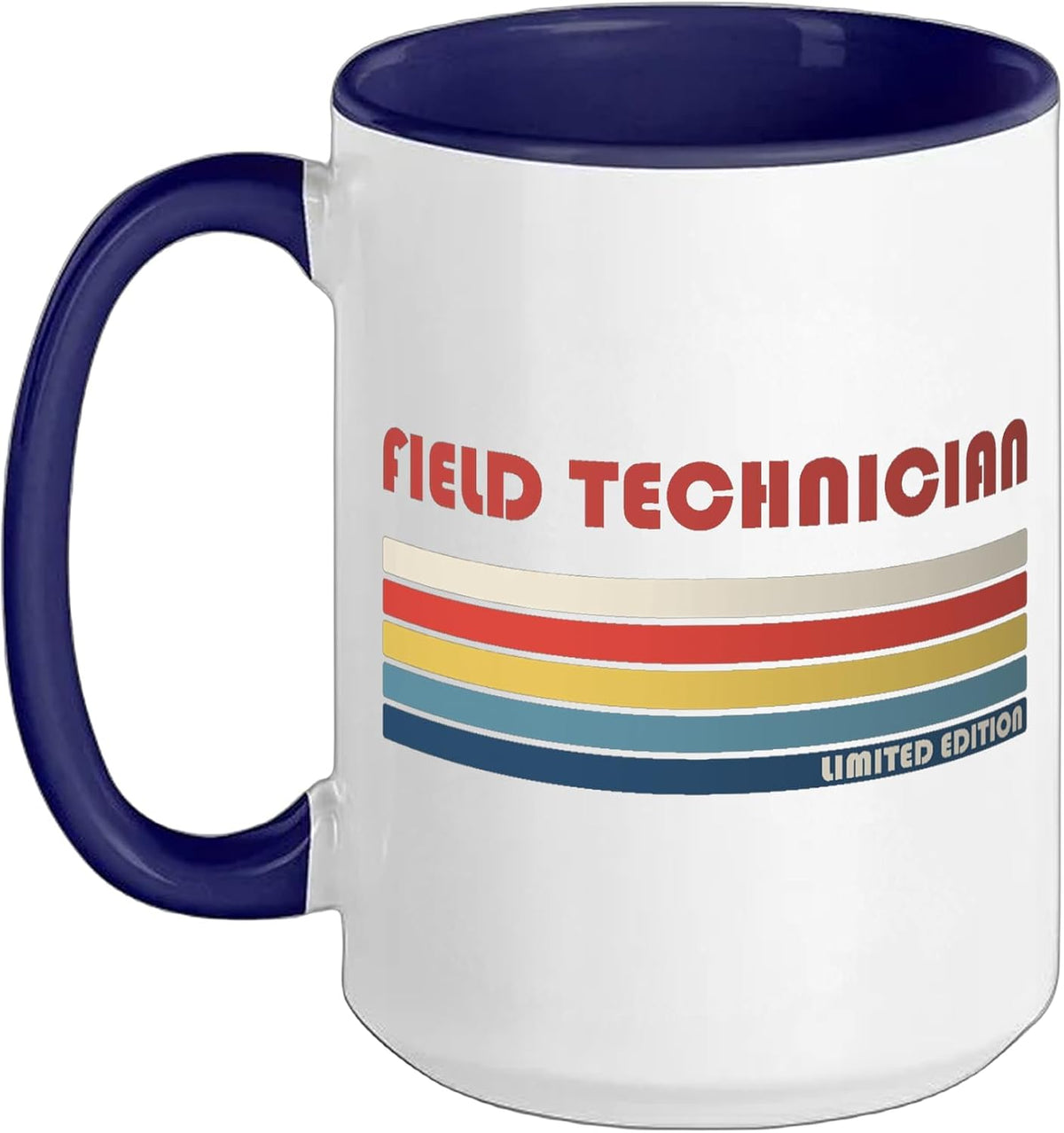 Field Technician Limited Edition Retro Stripes Ceramic Mug