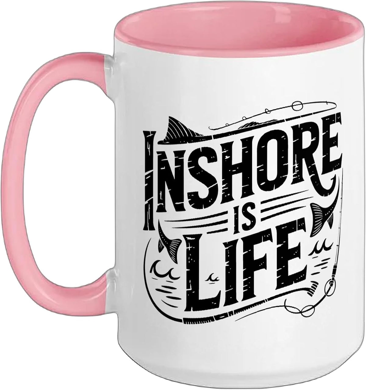 Redfish Tournament Inshore Life Coastal Fishing Identity Ceramic Mug