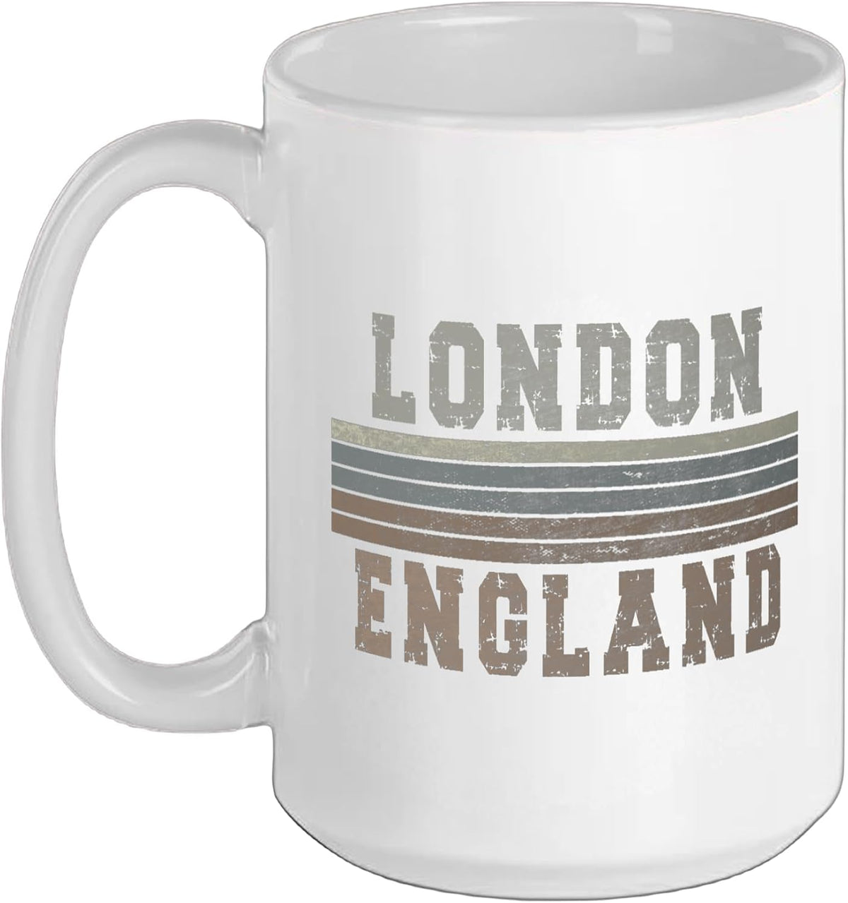 Retro London England Ceramic Mug