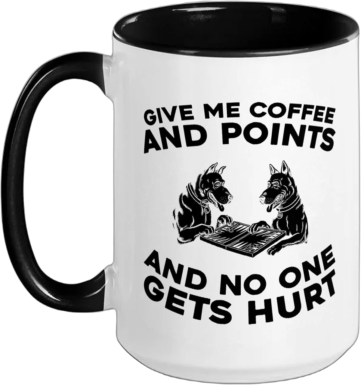 Dice Board Game - Strategy Backgammon Ceramic Mug