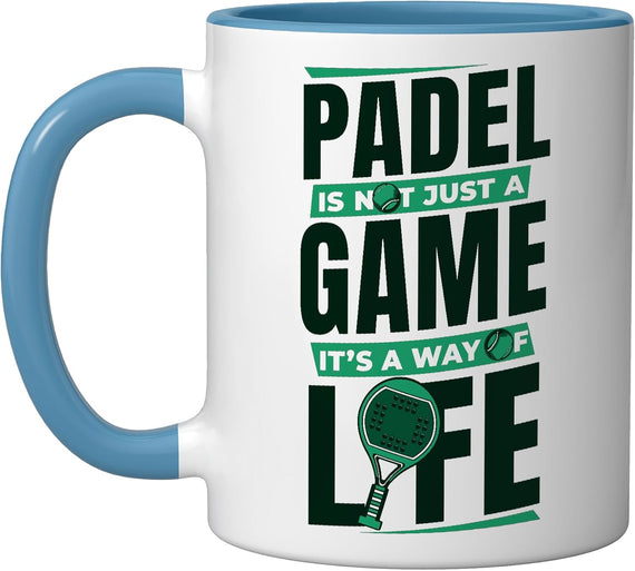 A Way Of Life Paddleball Paddle Tennis Padel Tennis Padel Ceramic Mug