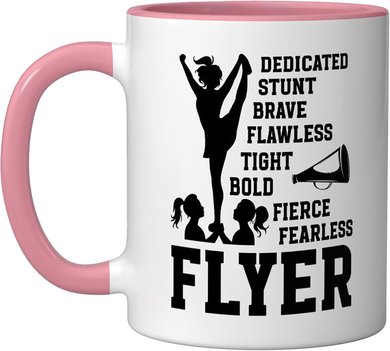Cheer Flyer Definition Cheerleading Flyer Ceramic Mug