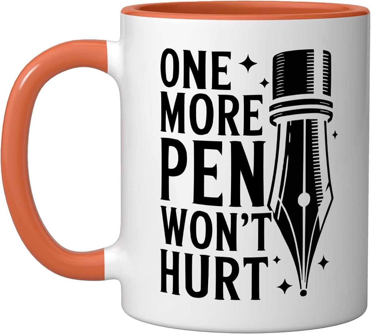 Fountain Pen Collector Calligraphy Writing Love Pens Ceramic Mug