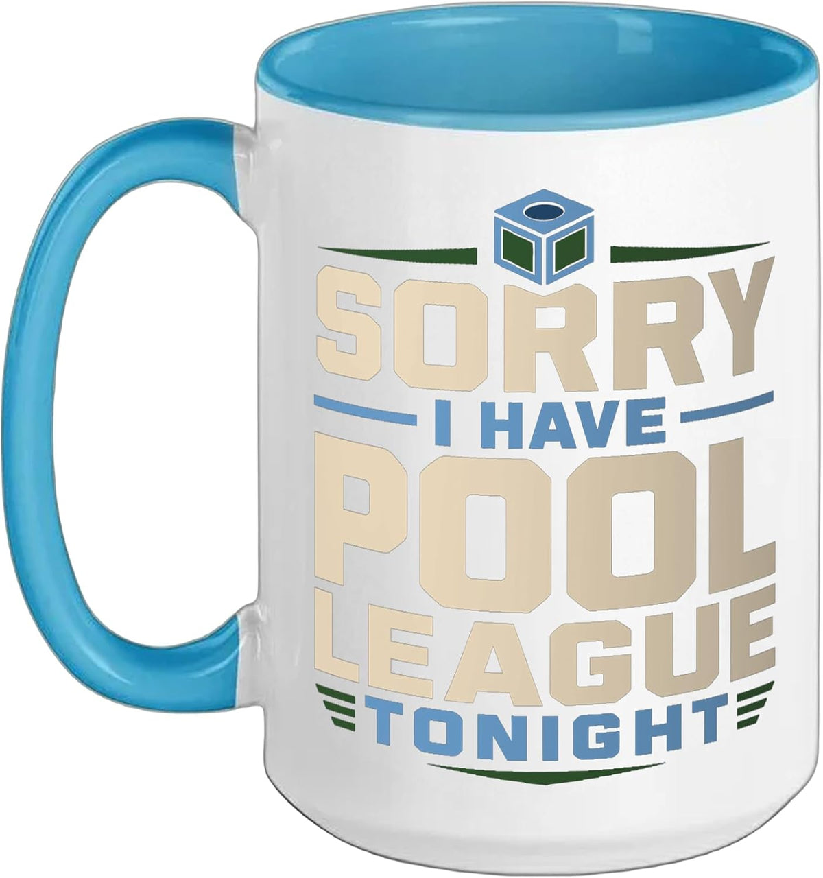 Sorry I Have Pool League Tonight Funny Pool Ceramic Mug
