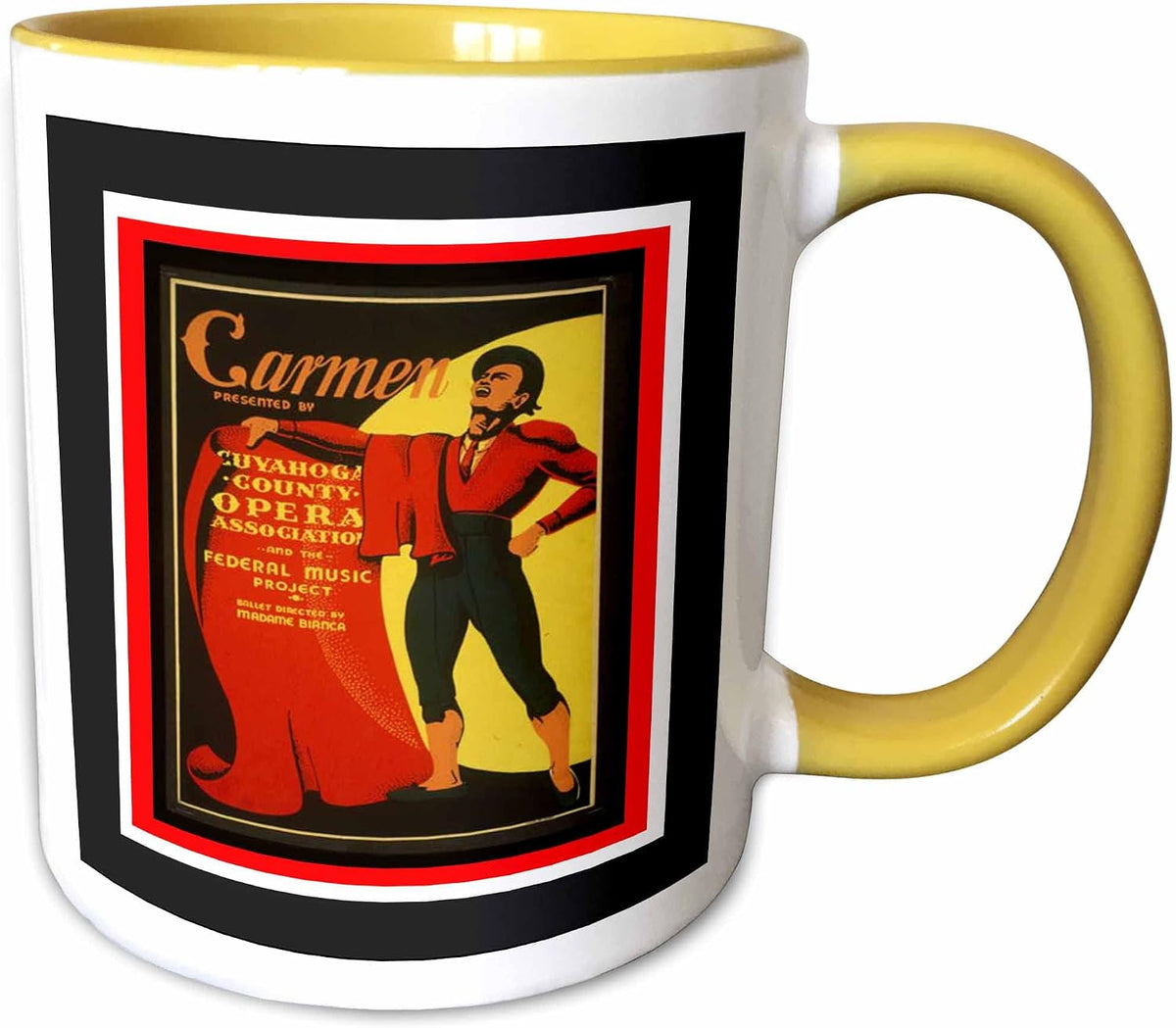 Wpa Carmen Opera Art Deco Poster Ceramic Mug