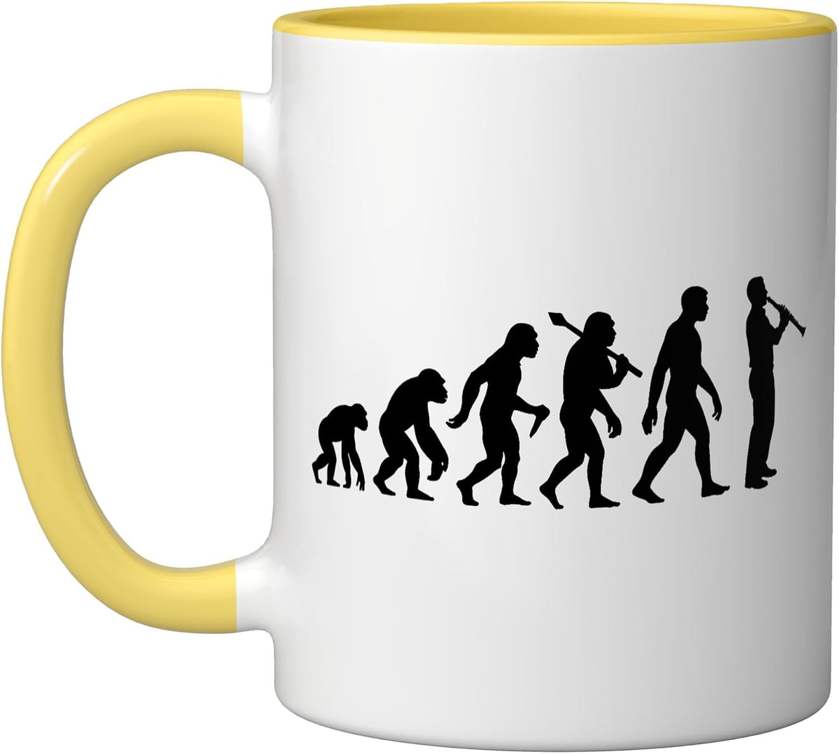 Clarinet Evolution For Clarinetists Music Ceramic Mug