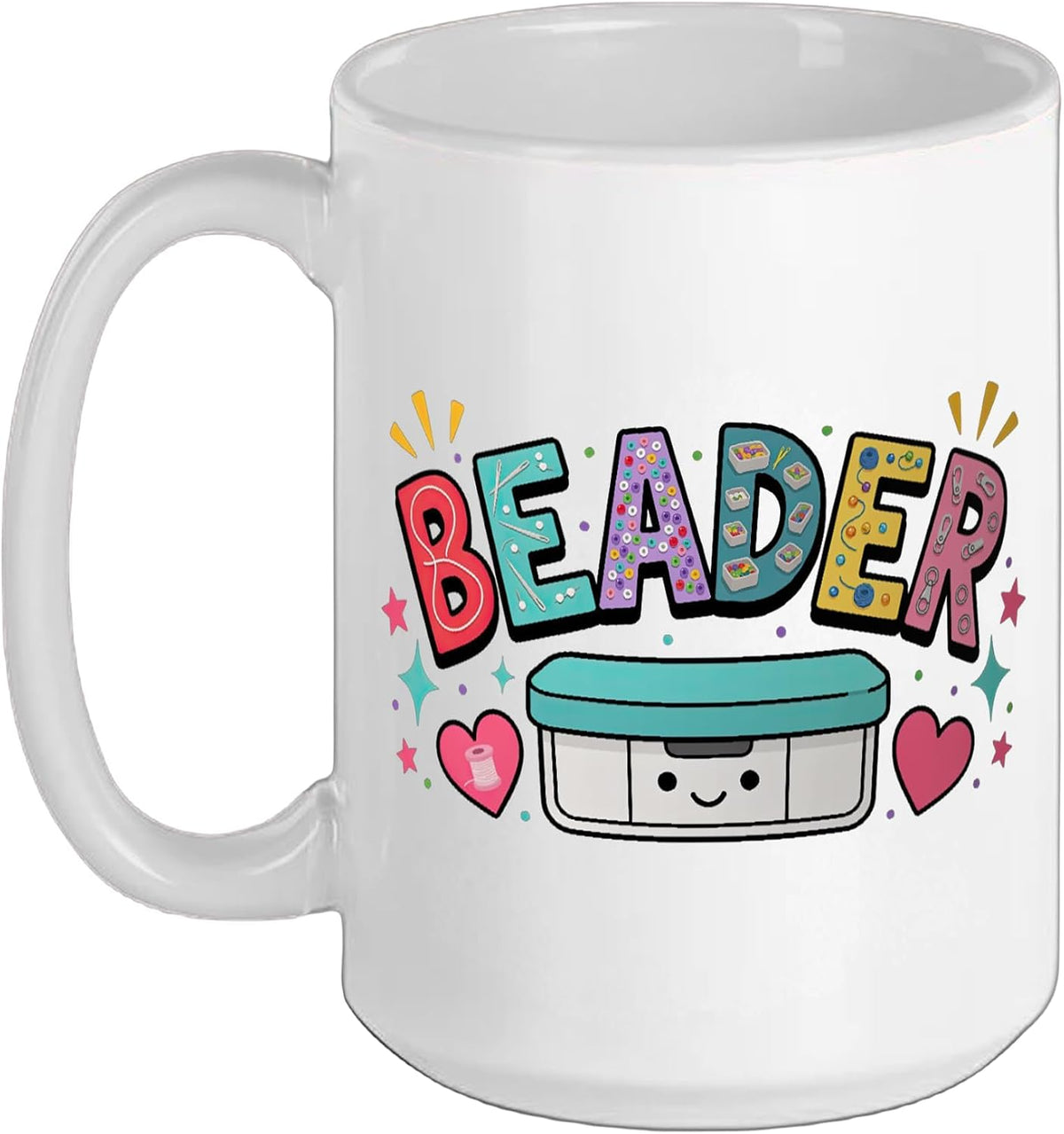 Beading Beadwork Stringing Beadcraft Beader Ceramic Mug