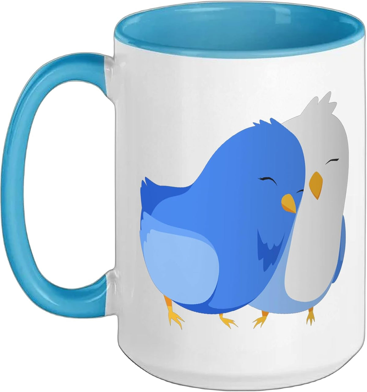 Bird Couple Gift Wedding Anniversary Valentine's Day Him Ceramic Mug