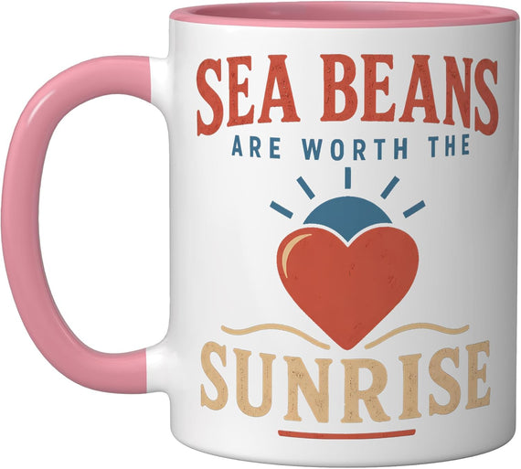 Sea Bean Beachcomber Sea Bean Hunter Coastal Gift Ceramic Mug