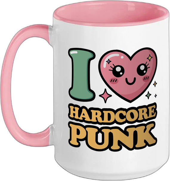 I Love Hardcore Punk Ceramic Mug