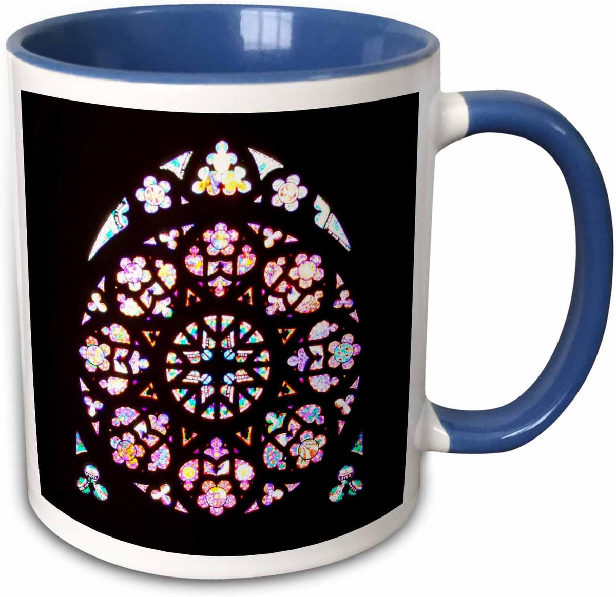 Stained Glass Window Prague Cathedral Ceramic Mug