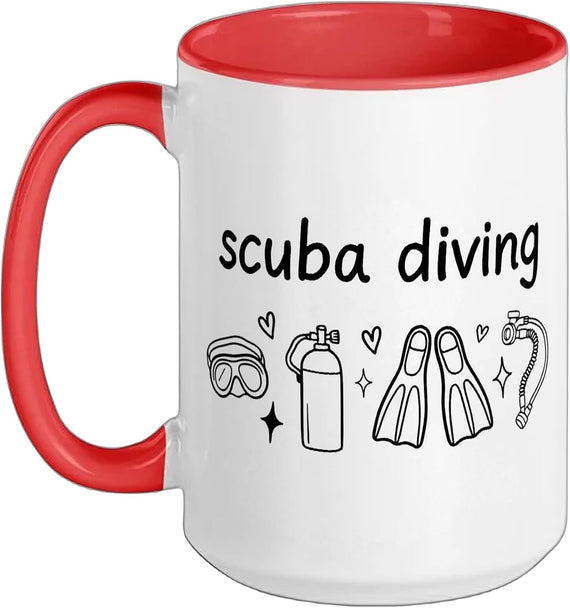 Scuba Diving Diver Skin Underwater Dive Ceramic Mug