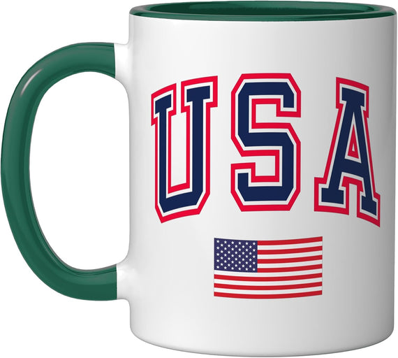 4th Of July Usa Flag Patriot Independence Day Ceramic Mug