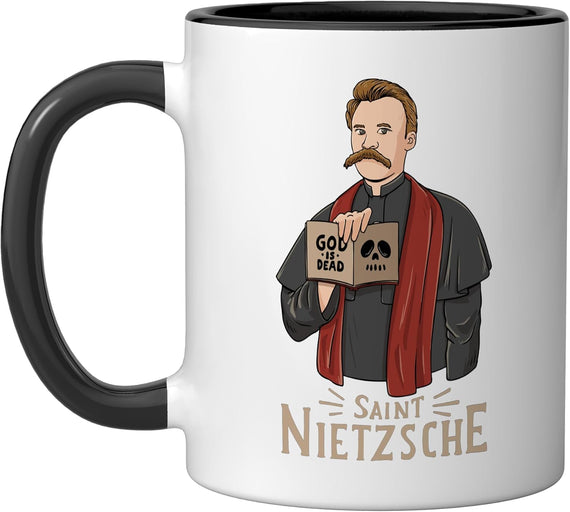 Saint Nietzsche Design For A Philosophy Student Ceramic Mug