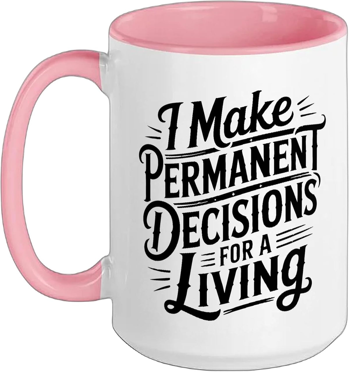 Tattoo Artist Life Permanent Decisions Inked Studio Crew Ceramic Mug