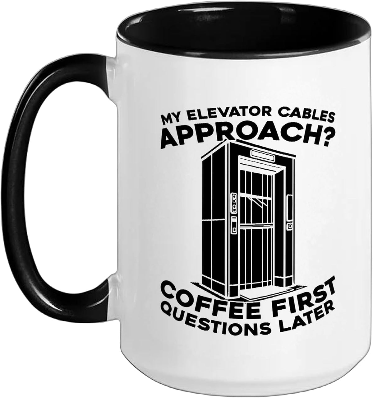 Safety Standards Mechanical Installation Elevator Ceramic Mug