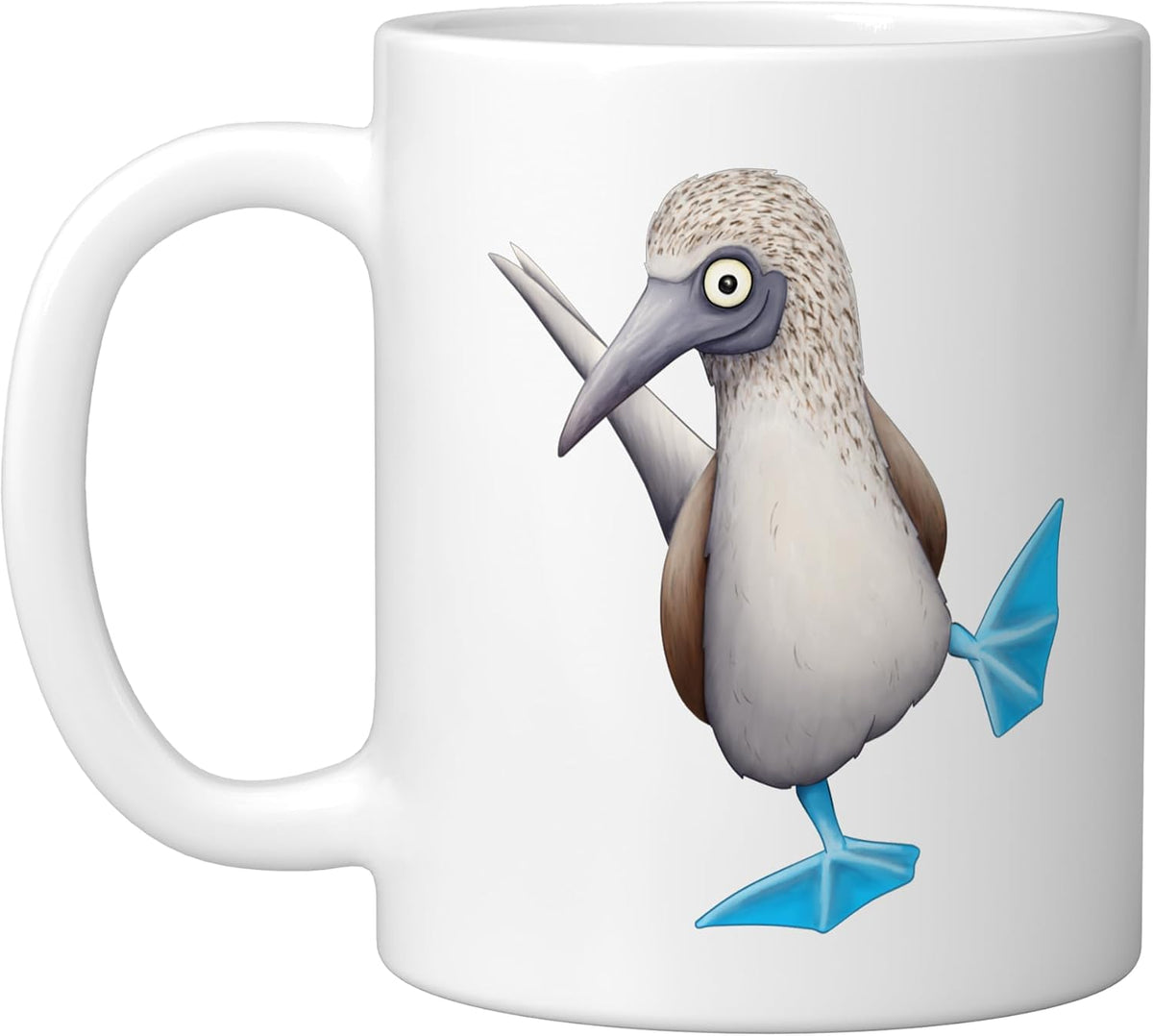 Fancy Dancing Sea Bird Funky Blue Foot Booby Ceramic Mug