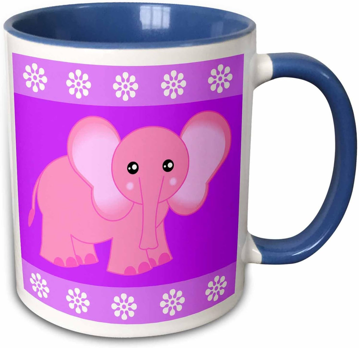 Janna Salak Designs Jungle Animals - Pink Ceramic Mug