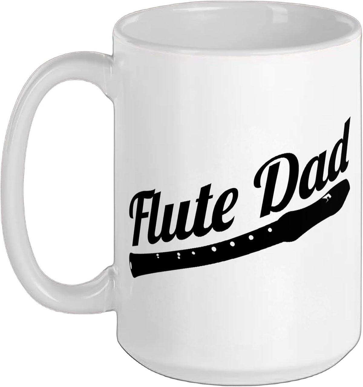 Flute Papa Flautist Aerophone Father's Day Ceramic Mug