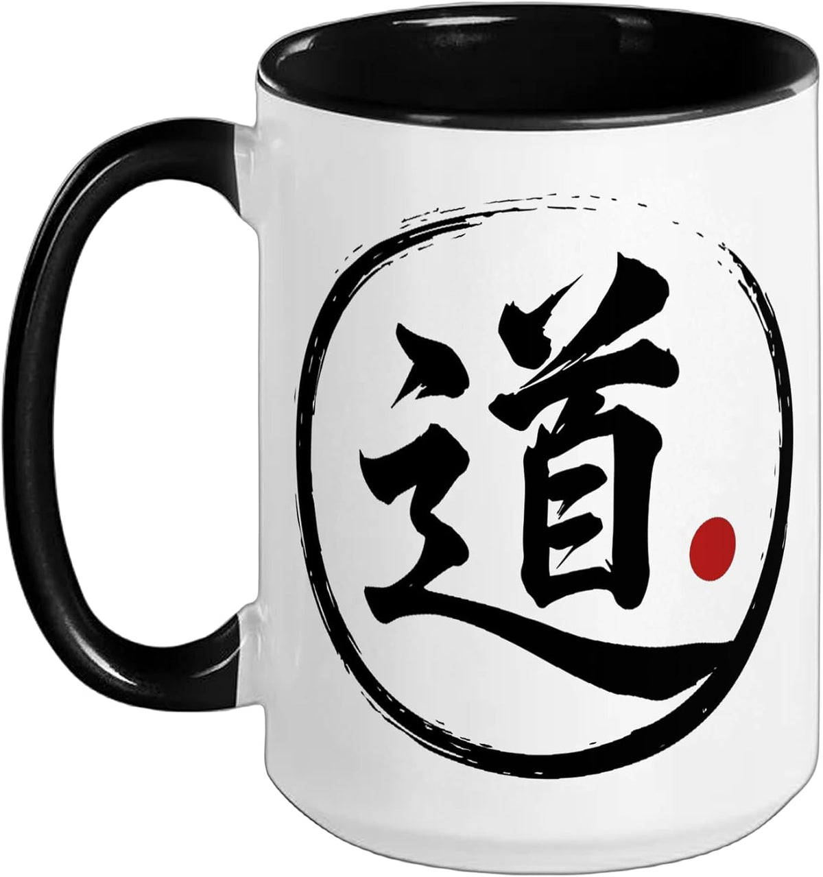 “Path” Japanese Kanji Word Graphic Ceramic Mug