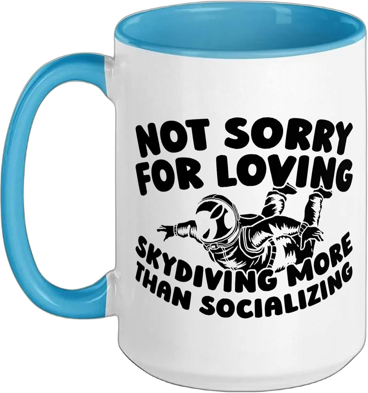 Skydiver Surfing Parachuting - Sky Skydiving Ceramic Mug